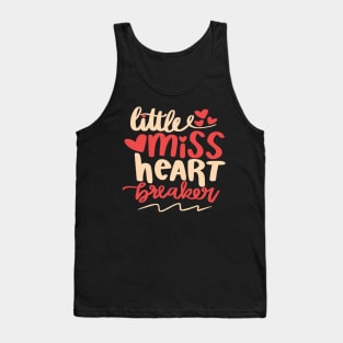 little miss heart Tank Top